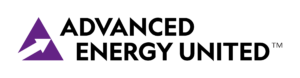 Advanced Energy United TM in black lettering